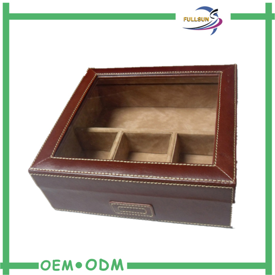 leather packaging box